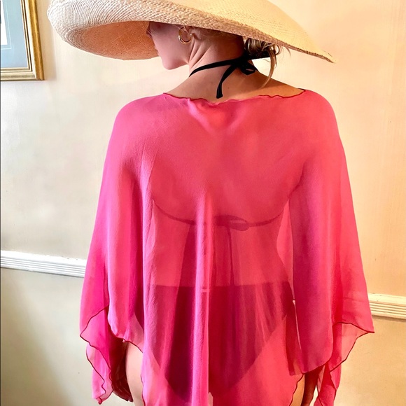 Echo pink beach coverup - Picture 2 of 3